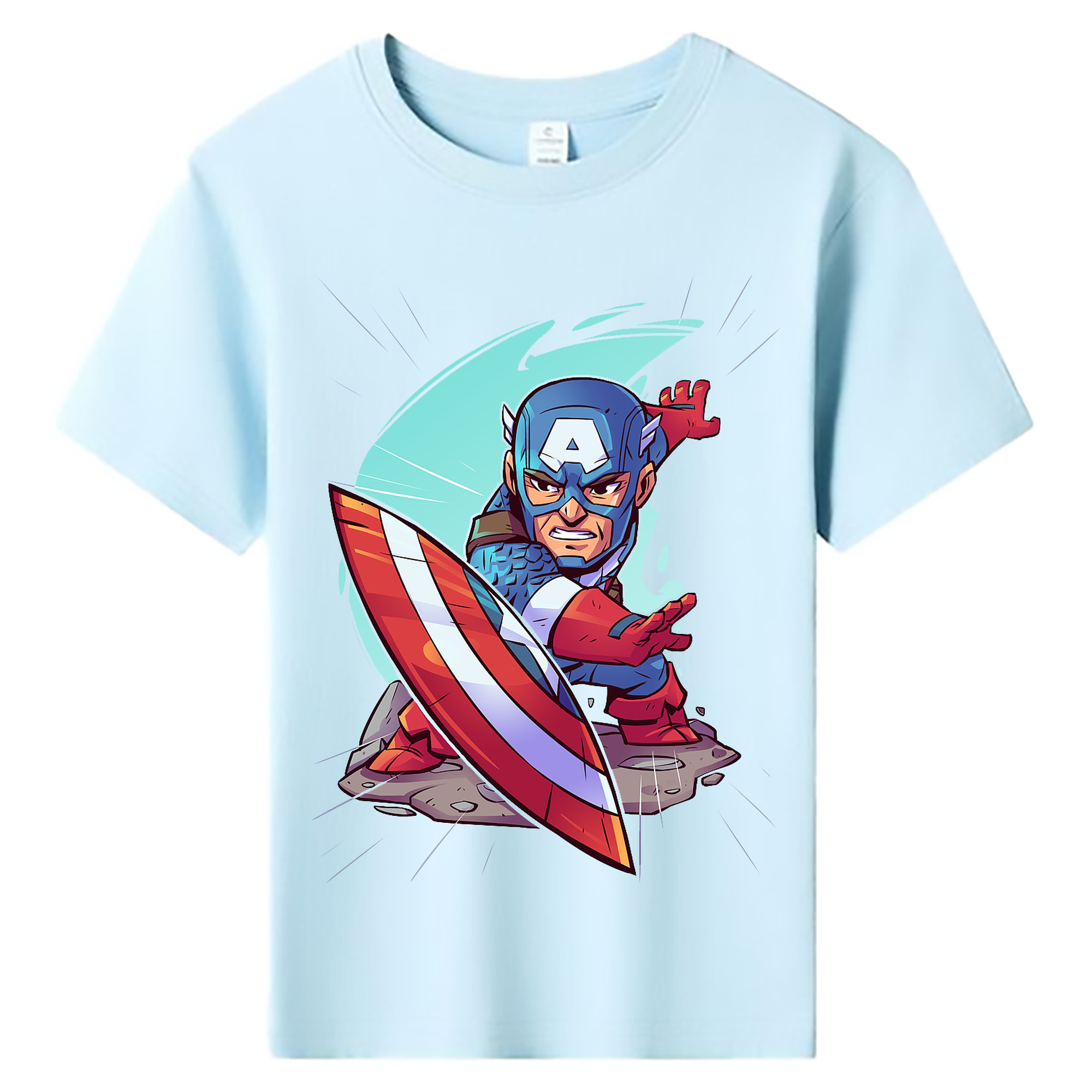 （画像用） アベンジャーズ The Avengers 綿100％キッズTシャツ（フロントプリント）